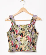 Emerald Motel 総柄 ビスチェ