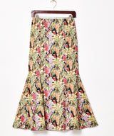 Emerald Motel 総柄 マーメイド スカート