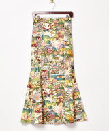 Emerald Motel 総柄 マーメイドスカート