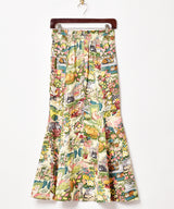 Emerald Motel 総柄 マーメイドスカート