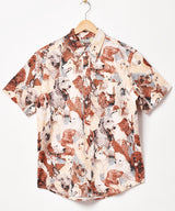 Emerald Motel イヌ柄 半袖シャツ