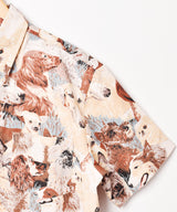 Emerald Motel イヌ柄 半袖シャツ