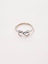 インフィニティ ツイスト シルバーリング