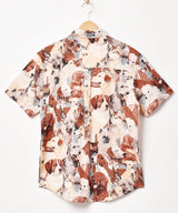 Emerald Motel イヌ柄 半袖シャツ