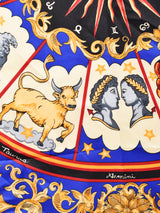 イタリア製 星座デザイン スカーフ