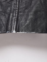 レザートレンチコート