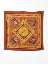 総柄デザイン スカーフ