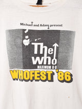 80's 1986年製 The Who バンドTシャツ