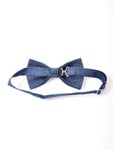 デニム 蝶ネクタイ