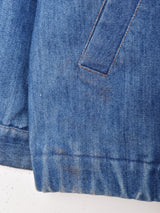 フード付き ジップアップ デニムジャケット