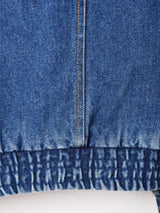 レイヤード風 ジップアップ デニムジャケット