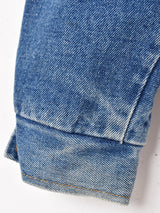 レイヤード風 ジップアップ デニムジャケット