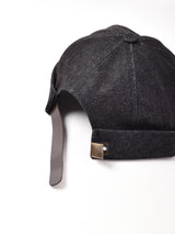 デニム ロールキャップ