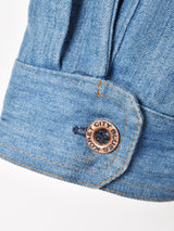 フード付き ジップアップ デニムジャケット