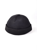 【3色展開】リブ コットン ロールキャップ