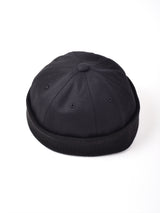 【3色展開】リブ コットン ロールキャップ