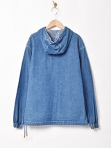 プルオーバー デニムジャケット