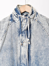 ケミカルウォッシュデニムコート