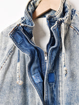 ケミカルウォッシュデニムコート