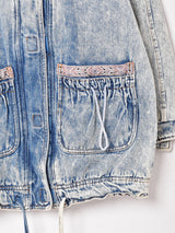 ケミカルウォッシュデニムコート