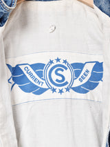 ケミカルウォッシュデニムコート