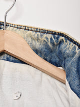 ケミカルウォッシュデニムコート