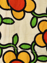 花柄  長袖シャツ