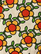 花柄  長袖シャツ