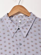 総柄 長袖シャツ