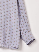 総柄 長袖シャツ