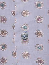 総柄 長袖シャツ