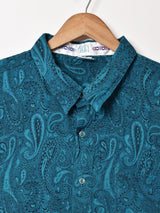 ペイズリー柄 長袖シャツ