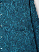 ペイズリー柄 長袖シャツ