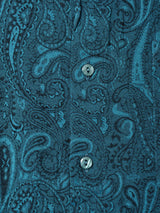 ペイズリー柄 長袖シャツ