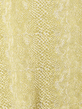 ハイネック ノースリーブトップス パイソン柄