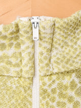 ハイネック ノースリーブトップス パイソン柄