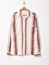 70's   長袖ドット柄シャツ