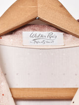 70's   長袖ドット柄シャツ