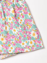 イージーショートパンツ 花柄