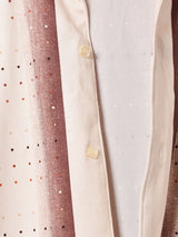 70's   長袖ドット柄シャツ