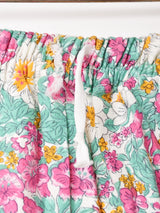 イージーショートパンツ 花柄