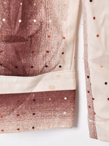 70's   長袖ドット柄シャツ