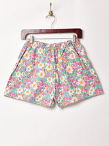 イージーショートパンツ 花柄