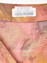 ぼかし柄ショート丈トップス