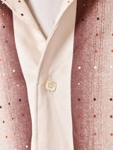 70's   長袖ドット柄シャツ