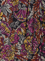 アメリカ製 ウエストデザイン 花柄スカート