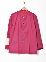 Manufacture Fraizzoli & C. スタンドカラ— ストライプ ワークジャケット