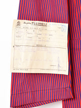 Manufacture Fraizzoli & C. スタンドカラ— ストライプ ワークジャケット