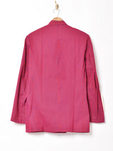 Manufacture Fraizzoli & C. スタンドカラ— ストライプ ワークジャケット