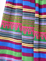 ヴィンテージ プリーツスカート マルチボーダー